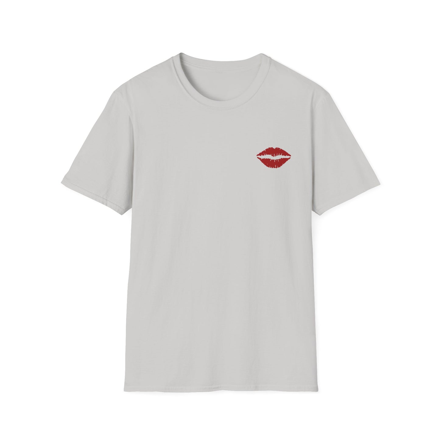 Bad Bitches Love House Music - Red Kiss Edition | Rave T-shirt, Rave gift Unisex Heavy Cotton Tee