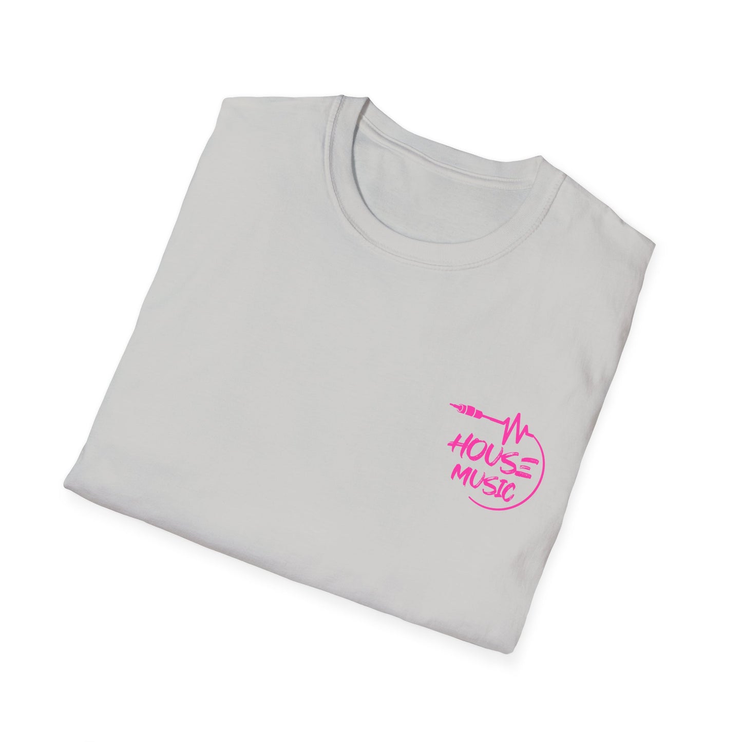 Bad Bitches Love House | Pink |. Rave T-shirtUnisex Softstyle T-Shirt