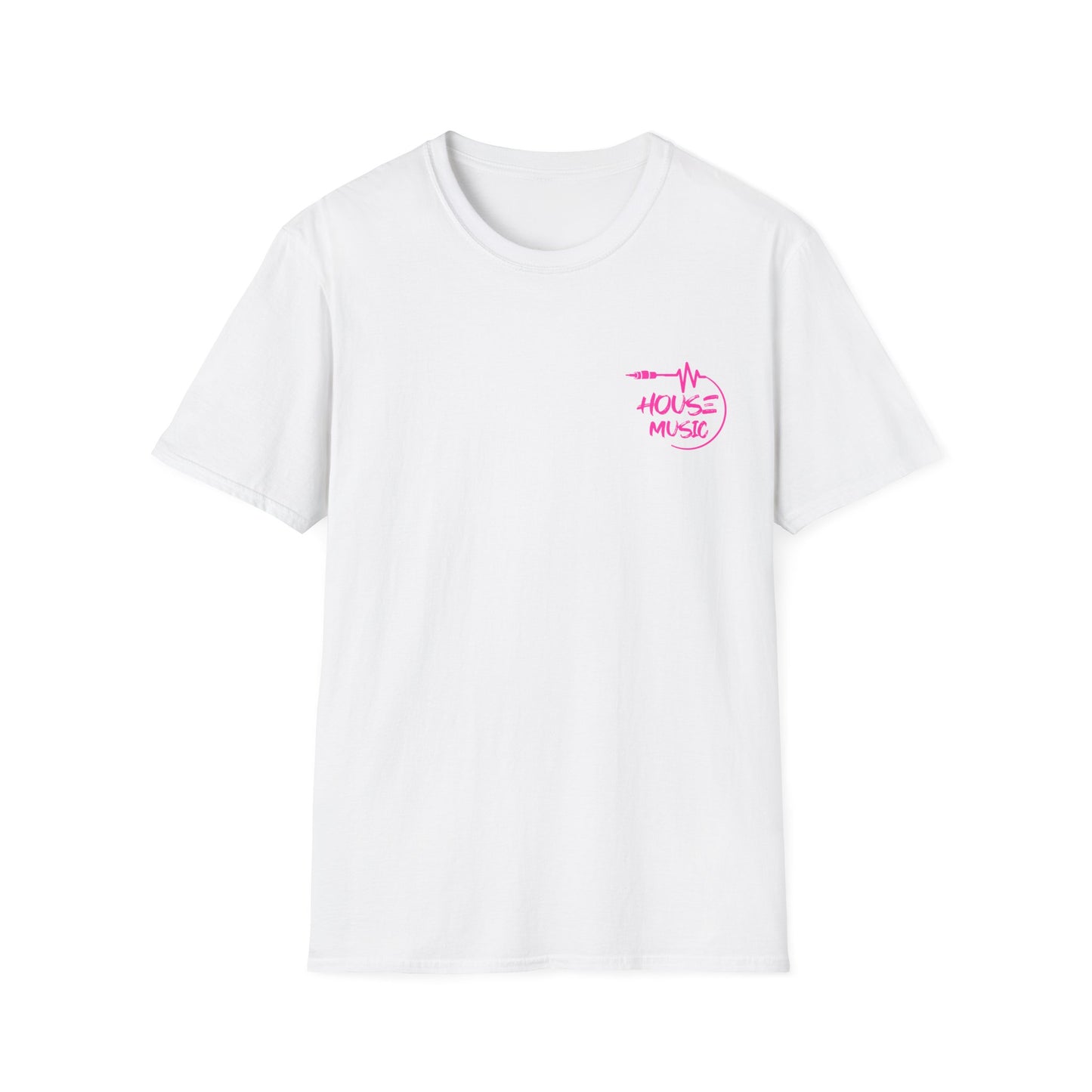 Bad Bitches Love House | Pink |. Rave T-shirtUnisex Softstyle T-Shirt