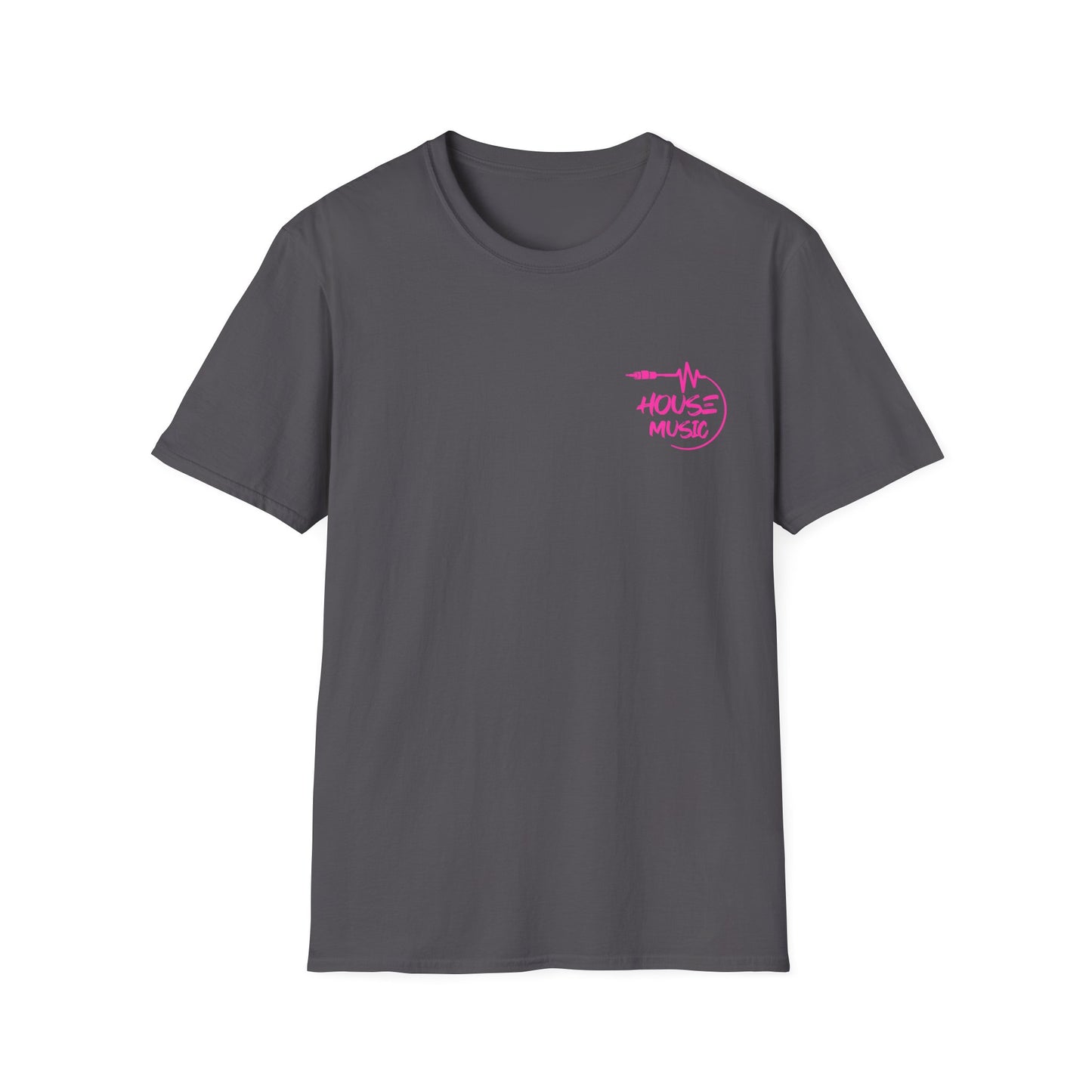 Bad Bitches Love House | Pink |. Rave T-shirtUnisex Softstyle T-Shirt