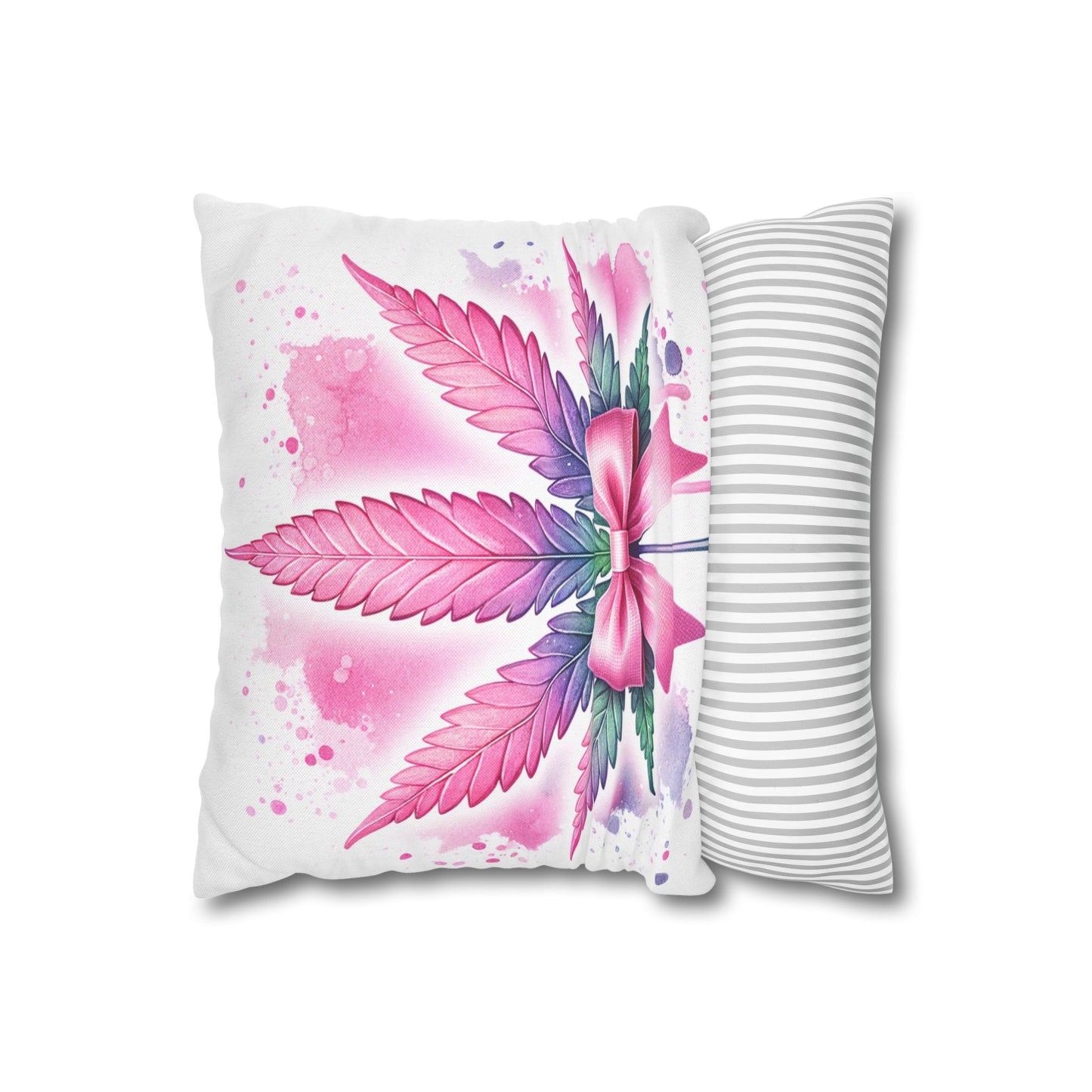 Coquette Bow Leaf Pillowcase