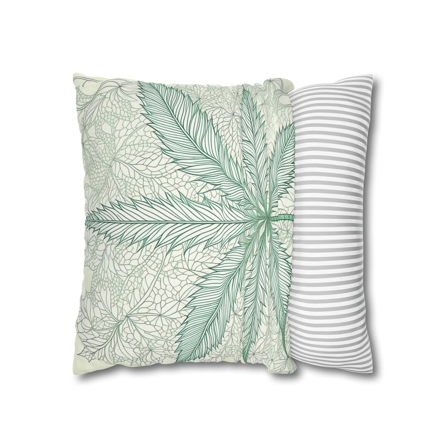 Delicate Flower Leaf Pillowcase