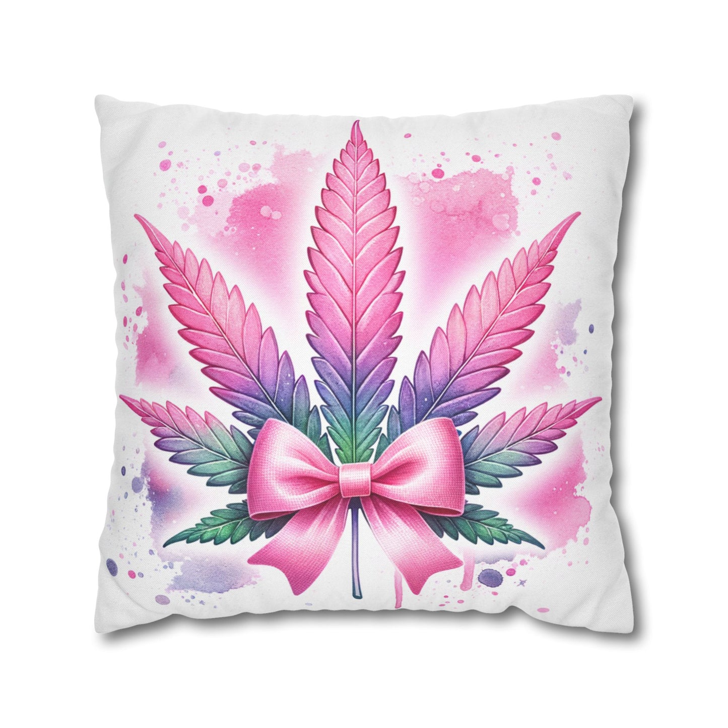 Coquette Bow Leaf Pillowcase