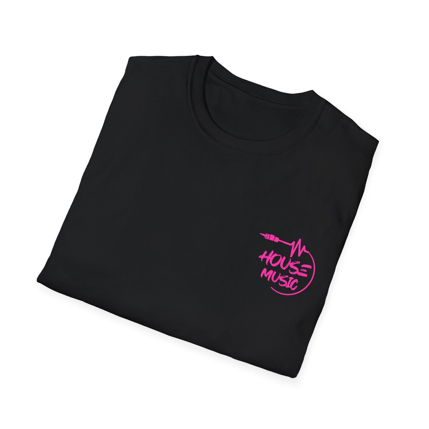 Bad Bitches Love House | Pink |. Rave T-shirtUnisex Softstyle T-Shirt