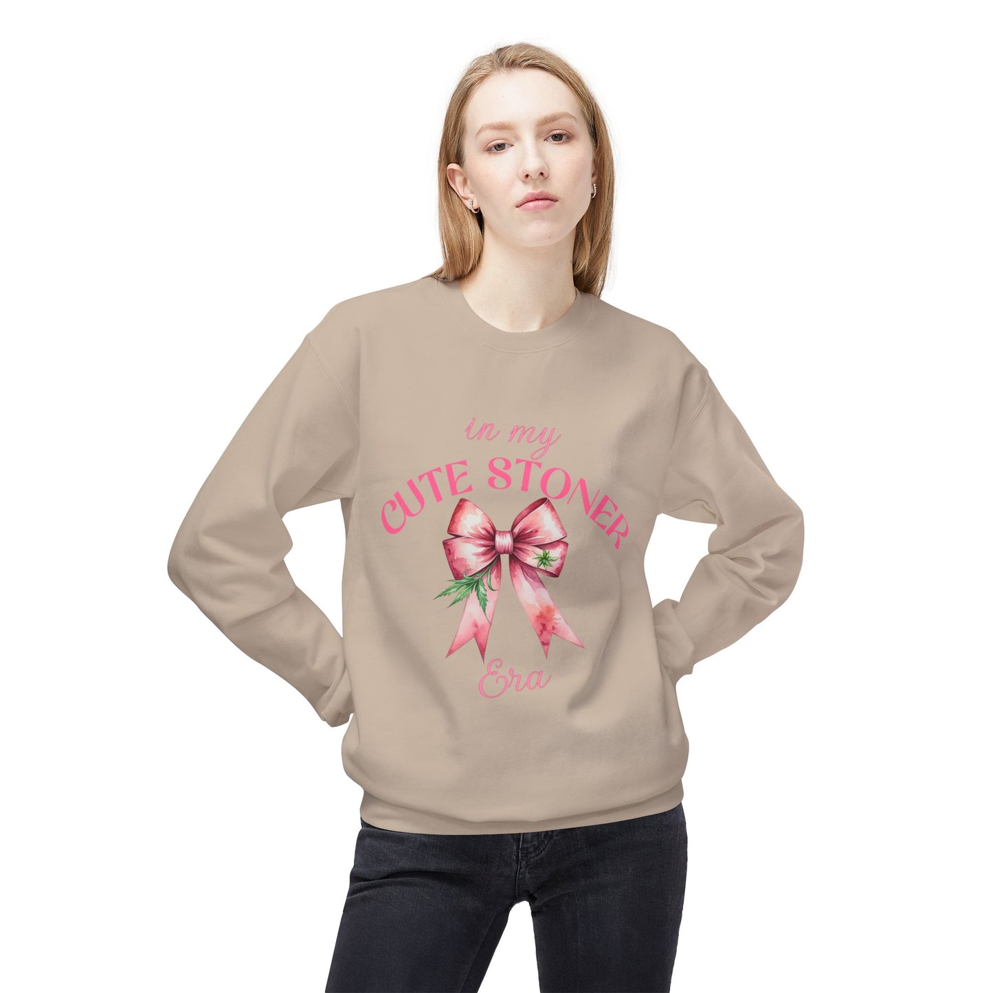 In My Stoner Girl Era | Softstyle Fleece Crewneck Sweatshirt