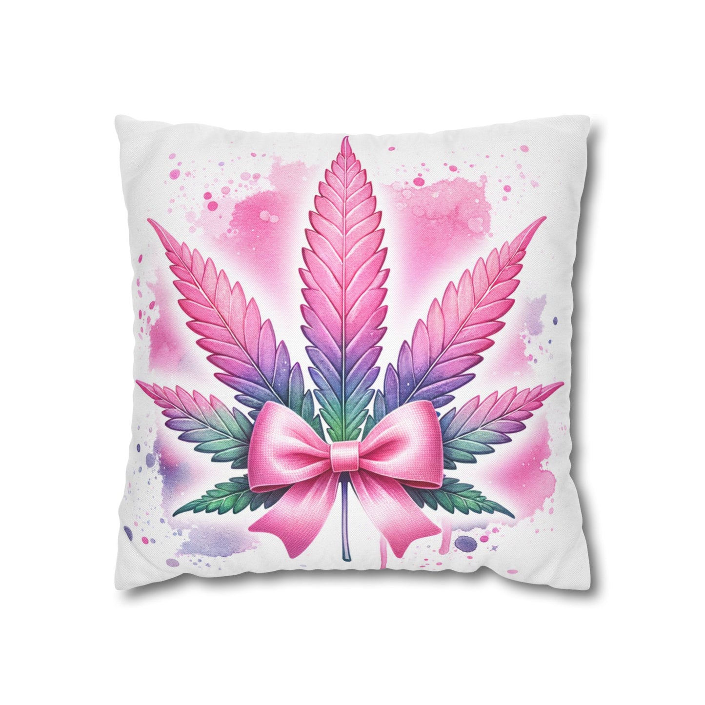 Coquette Bow Leaf Pillowcase