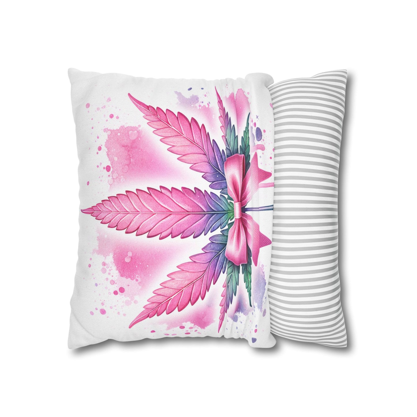 Coquette Bow Leaf Pillowcase