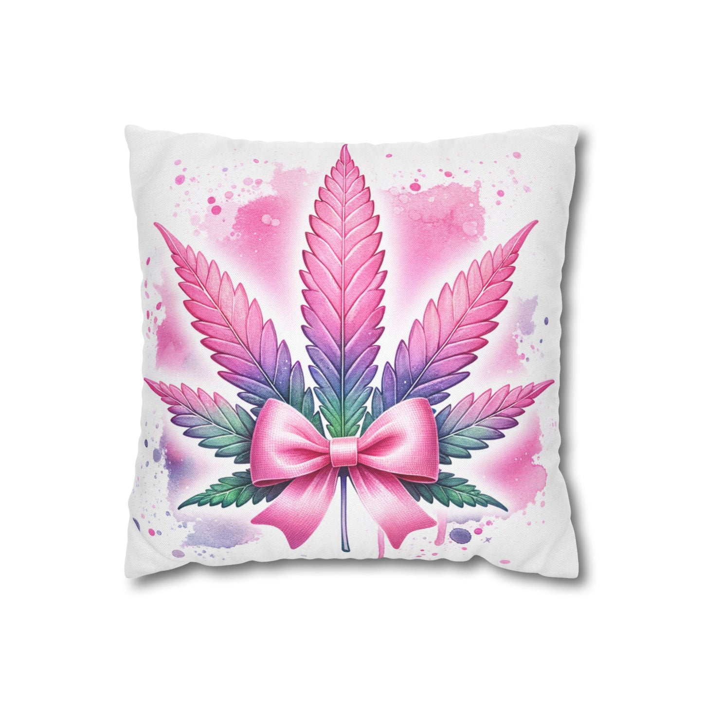 Coquette Bow Leaf Pillowcase