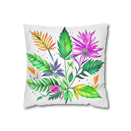 Watercolor Flower Pillowcase | Stoner Home Decor