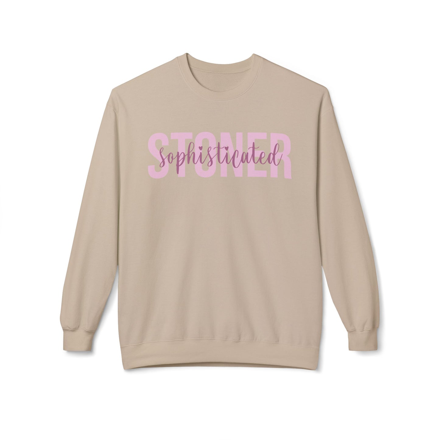 Sophisticated Stoner Softstyle Fleece Crewneck Sweatshirt