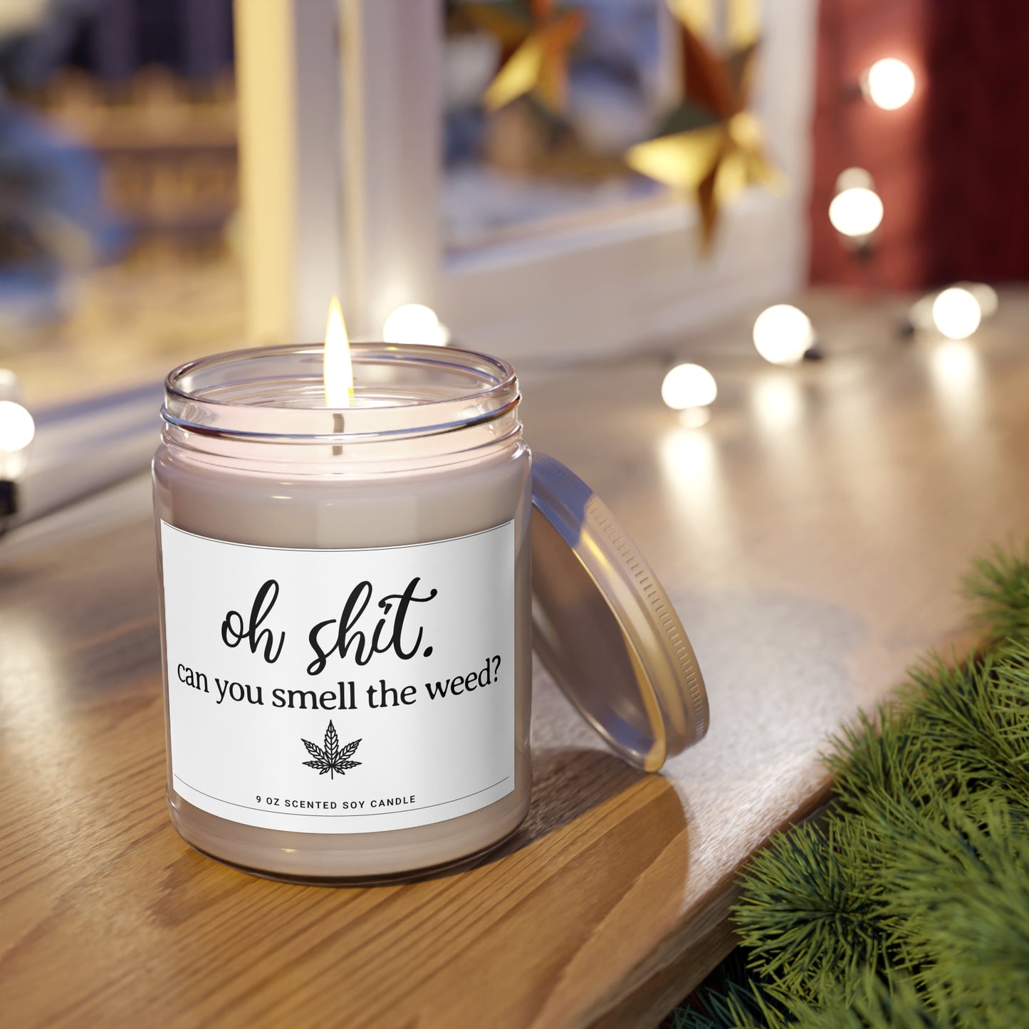 Can You Smell The Leaf? Candle