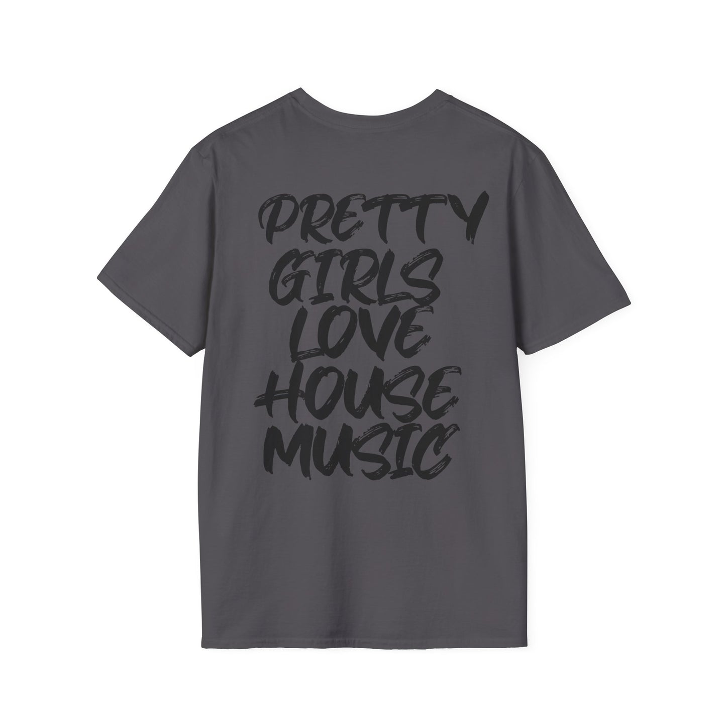 Pretty Girls Love House | Rave T-shirt, Unisex Softstyle T-Shirt