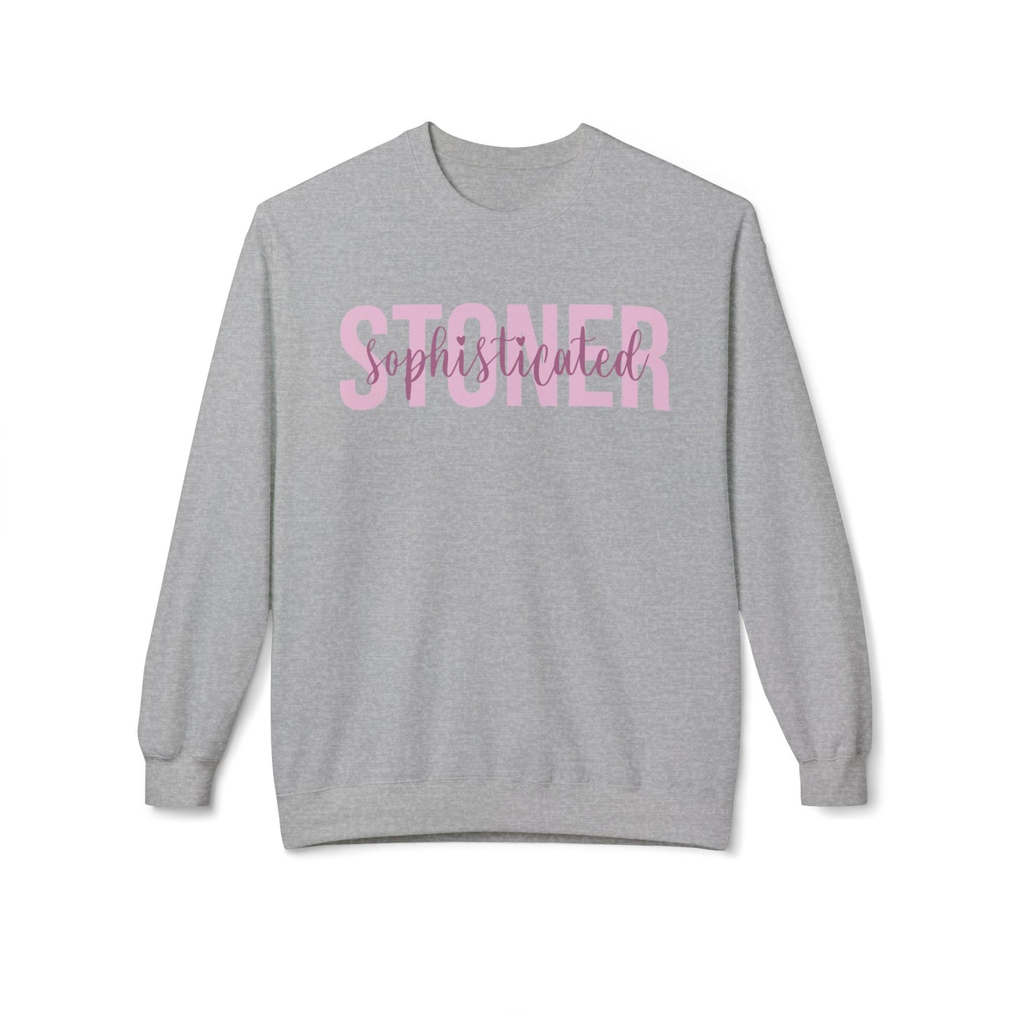 Sophisticated Stoner Softstyle Fleece Crewneck Sweatshirt