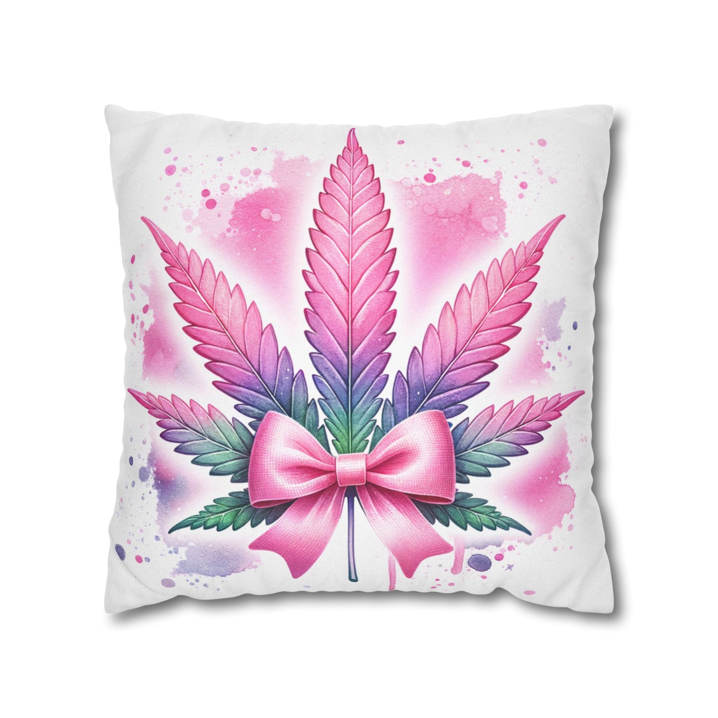 Coquette Bow Leaf Pillowcase
