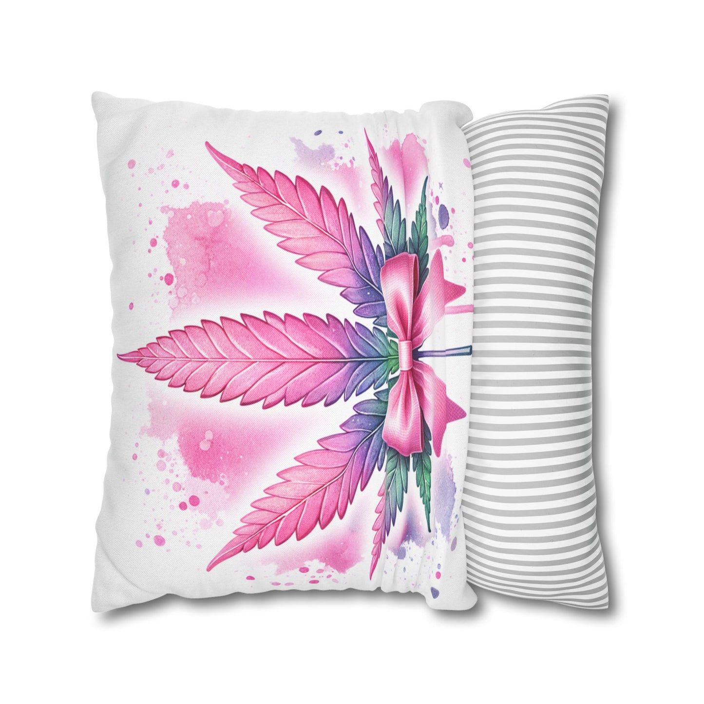 Coquette Bow Leaf Pillowcase