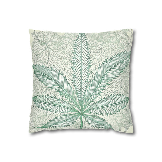 Delicate Flower Leaf Pillowcase