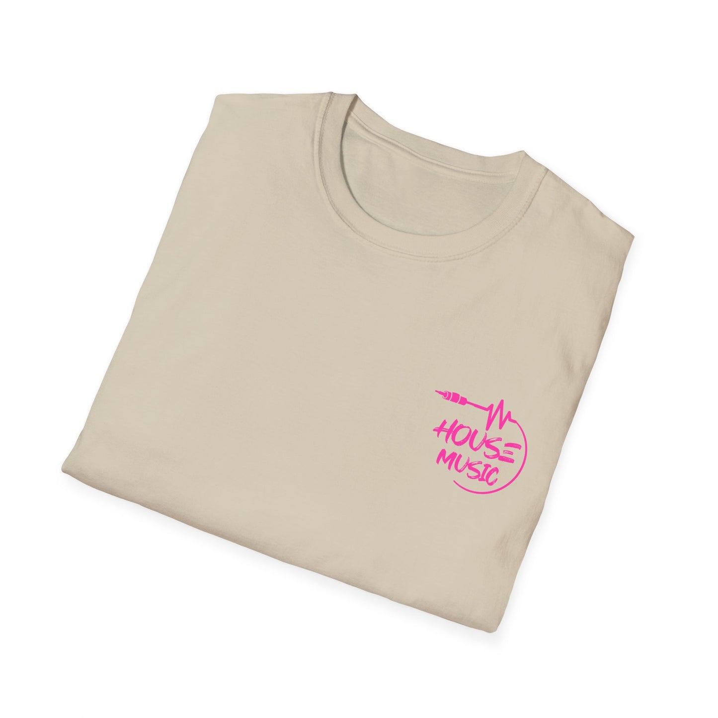 Bad Bitches Love House | Pink |. Rave T-shirtUnisex Softstyle T-Shirt