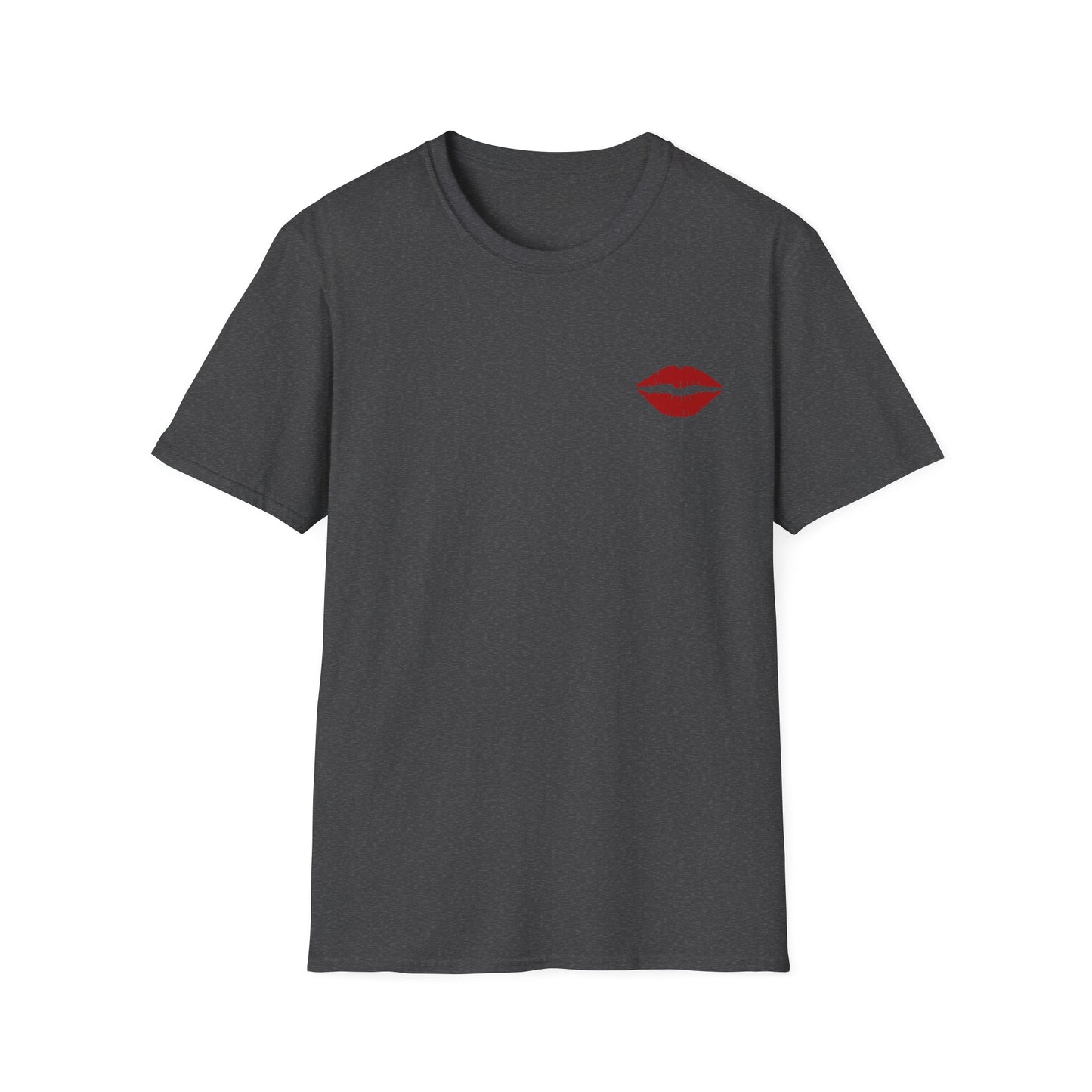 Bad Bitches Love House Music - Red Kiss Edition |  Rave T-shirt, Rave gift Unisex Heavy Cotton Tee