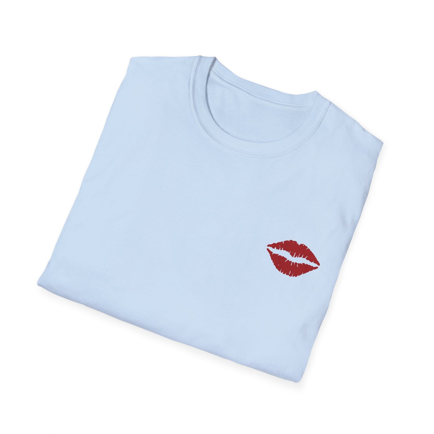 Bad Bitches Love House Music - Red Kiss Edition |  Rave T-shirt, Rave gift Unisex Heavy Cotton Tee
