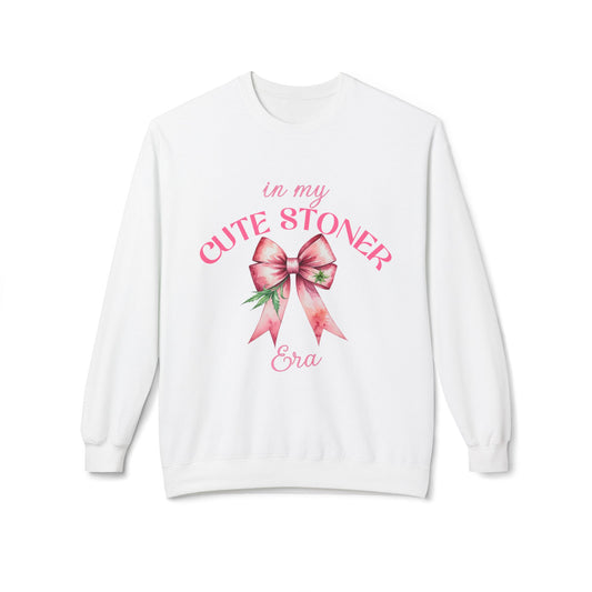 In My Stoner Girl Era | Softstyle Fleece Crewneck Sweatshirt